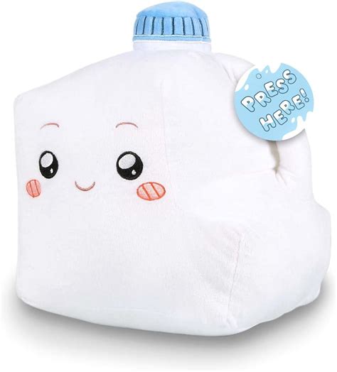 Amazon.com: LankyBox Official Merch - Milky Plush Toy with Singing ...