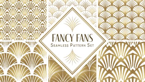 Illustrator Downloadable: Fancy Fans Art Deco Patterns | CreativePro ...