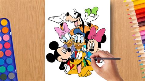 Drawing Mickey mouse clubhouse characters Mickey mouse Friends Drawing ...