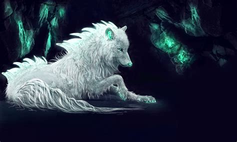 1080x2400 White Wolf Fantasy Life 1080x2400 Resolution Wallpaper, HD ...