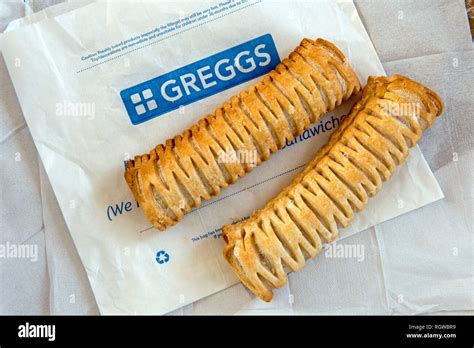 Greggs vegan sausage rolls hi-res stock photography and images - Alamy