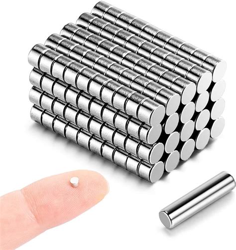 Buy MEALOS 200pcs 3mmx2mm Tiny Magnets - Mini Magnets Small Round ...