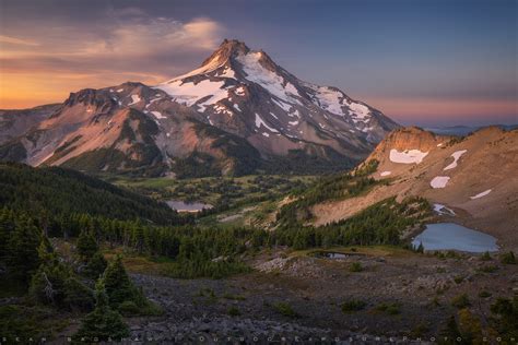 Mount Jefferson Stock Image, Mt. Jefferson Wilderness, Oregon - Sean ...