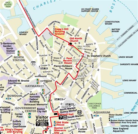 Ocurrir Escupir Relativo mapa turistico de boston massachusetts Horno ...