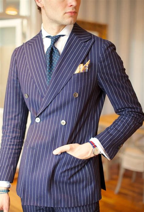 Stripey cutaway suitsupply menswear double breasted striped suit ...