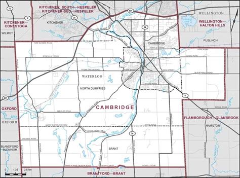 Map Of Cambridge Ontario