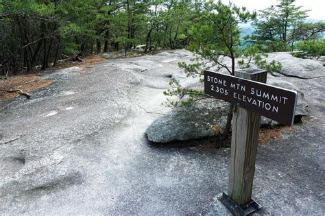 Hiking in Stone Mountain State Park