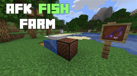 Minecraft AFK Fishing Farm Tutorial - YouTube