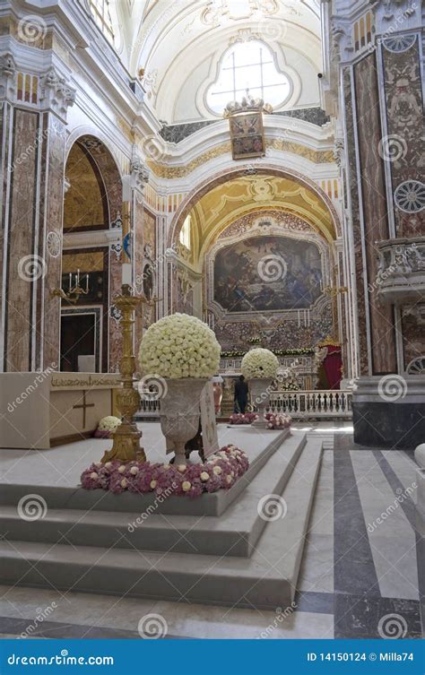 Monopoli Cathedral. Apulia stock photo. Image of column - 14150124