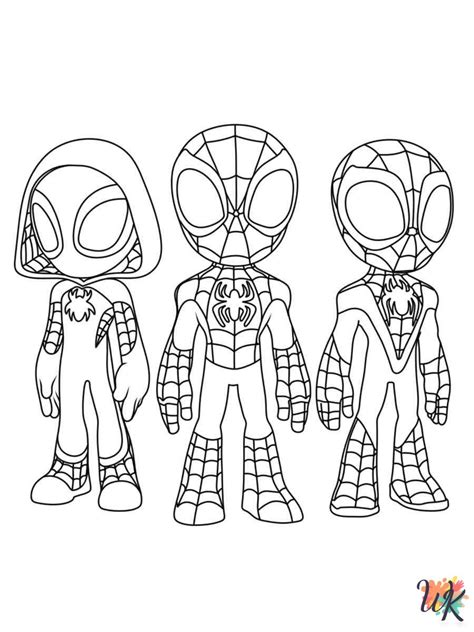 Spidey And His Amazing Friends Coloring Pages For Kids