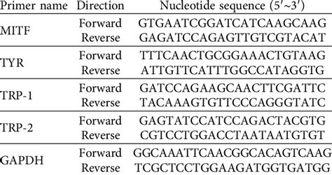 Primers used for real-time PCR. | Download Scientific Diagram