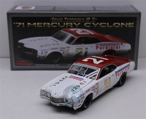 David Pearson Autographed #21 Purolator 1971 Mercury Cyclone 1:24 ...