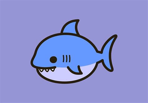 shark drawing easy cute - Alphonso Dunning