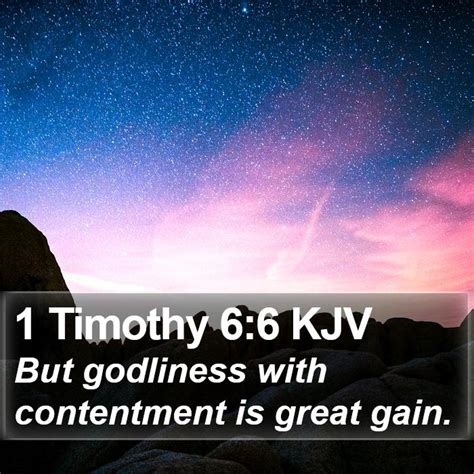 1 Timothy 6:6 KJV Bible Verse Images