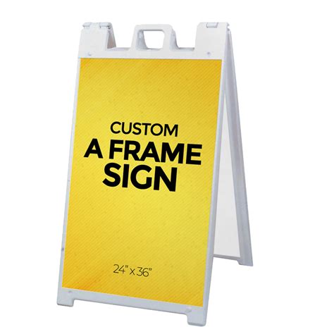 Upload Design - A-Frame Sidewalk Signs - TYCO Printing