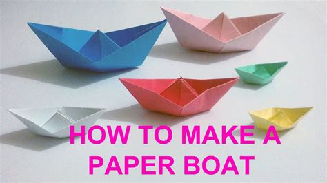 How to make vinta boat paper ~ Building houdini sailboat