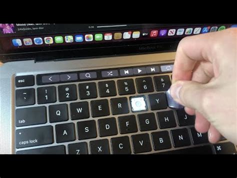 Macbook Pro M1 stuck keyboard - YouTube