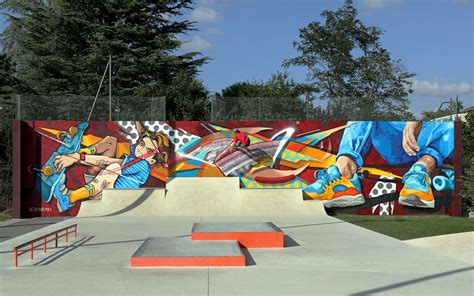 Skatepark - HETA ONE - Street Art - Graffiti - Lyon