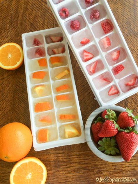 How To Make Fruit Ice Cubes - Freezing Fruit for Drinks