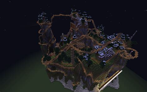 Minecraft Mountain Schematic