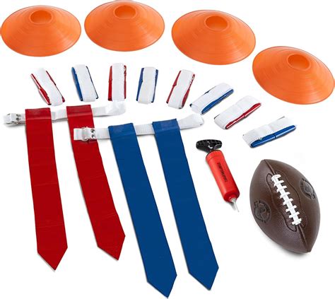 Amazon.com : Stumptown Sportz Flag Football Flags - Set Includes 10 ...