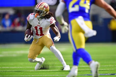 49ers' Brandon Aiyuk suffers injury on first drive vs. Rams in Week 2 ...