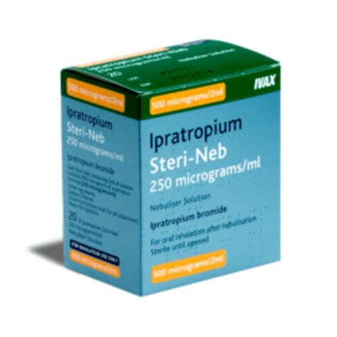 Ipratropium Bromide Nebuliser Solution 250mcg, 20 Nebules - Asset Pharmacy