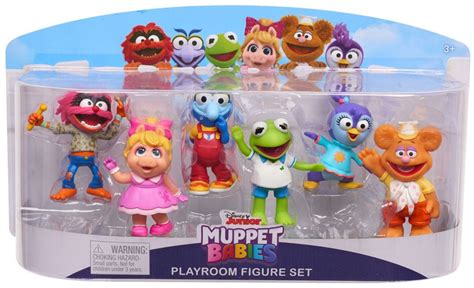 Disney Junior Muppet Babies Playroom Set 2.5 Mini Figure 6-Pack Just ...