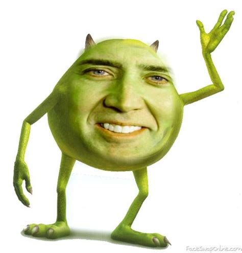 One Eye Shrek Meme Mike Wazowski