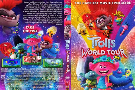 Trolls World Tour Blu Ray Cover