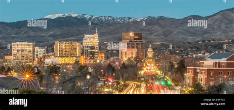 Downtown Boise, Idaho. Skyline Stock Photo - Alamy