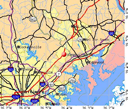 Kingsville, Maryland (MD 21087, 21156) profile: population, maps, real ...