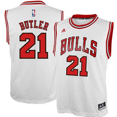 adidas Jimmy Butler Chicago Bulls Youth White Home Replica Jersey