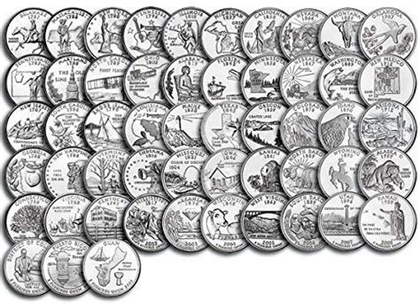 1999 P Complete 1999 thru 2009 P 56-coin B.U. State Quarter Set ...