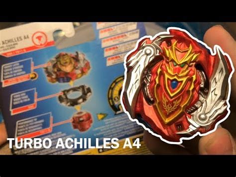 Turbo Achilles A4 Unboxing , Review, Battles | Beyblade Burst Turbo ...