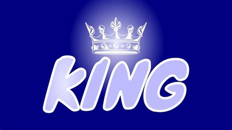 Premium Vector | Strong cartoon outline effect on king word