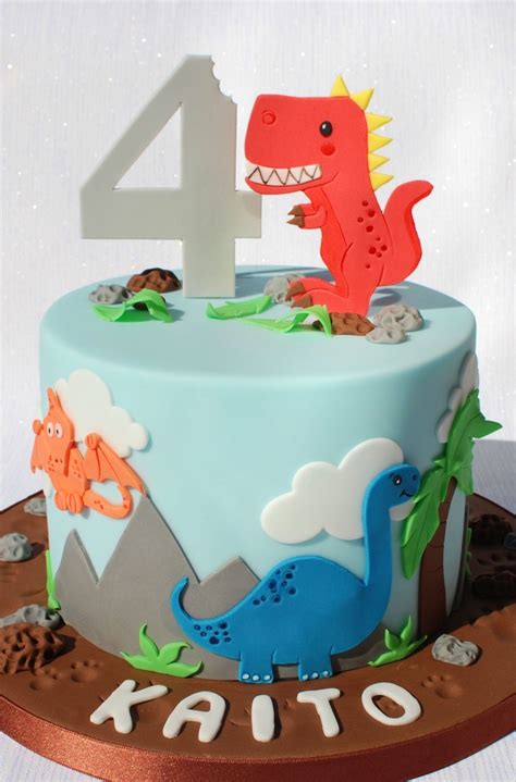 Dinosaur cake | Boy birthday cake, Dino birthday cake, Dinosaur ...