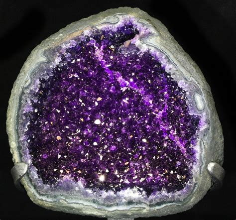 Amazing Amethyst Geode Display On Stand - Museum Piece For Sale (#31211 ...