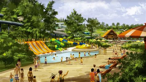 Mont Cascades waterpark, water slides, aquatic playground in Outaouais