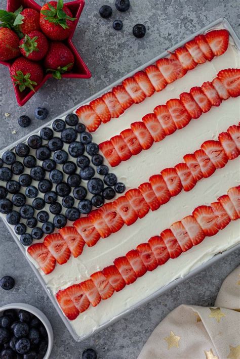 American Flag Cake Recipe - Olivia's Cuisine