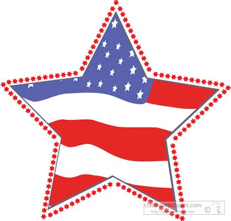 Memorial Day Clipart - star-flag-memorial-day - Classroom Clipart