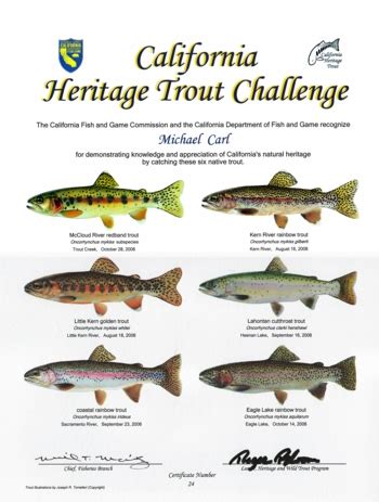 The Ecological Angler - Listings for California Heritage Trout ...