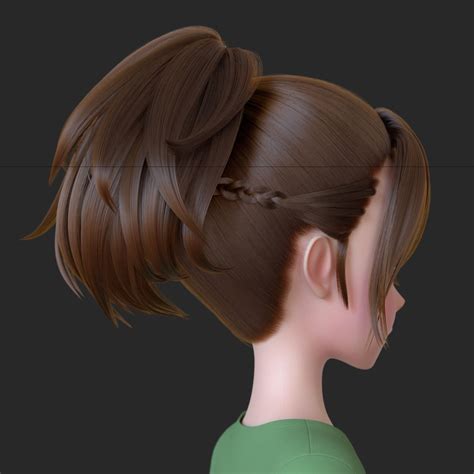 ArtStation - xgen hair, ranyiren - | Zbrush hair, Xgen