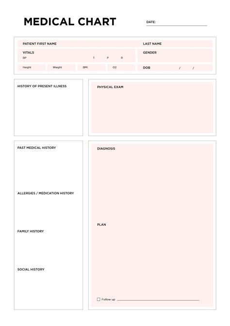 Medical Forms Charts - 10 Free PDF Printables | Printablee