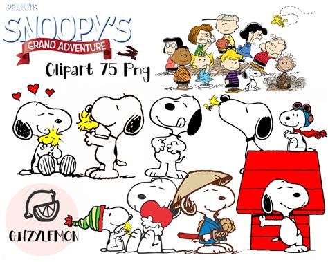 Snoopy and Charlie brown Clipart 75 PNG High Resolution Disney