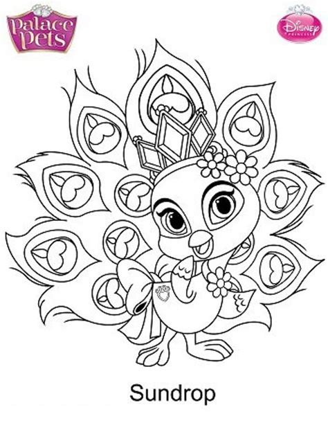 Kids-n-fun.com | 36 coloring pages of Princess Palace Pets