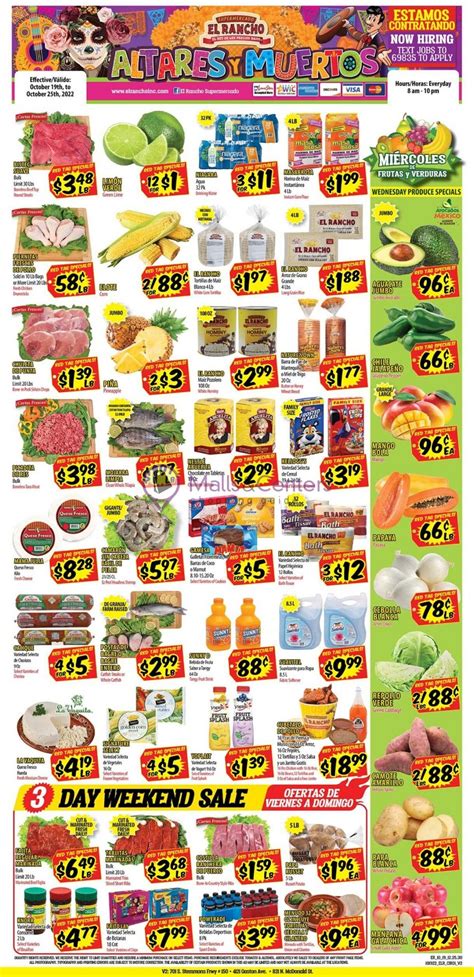 El Rancho Supermercado Weekly ad valid from 10/19/2022 to 10/25/2022 ...