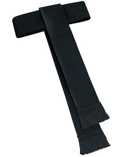 Black Cincture Belt | Quality Clergy Accessories | Divinity Clergy Wear