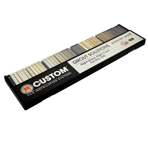 Custom Building Products Grout Solutions Color Sample Kit - 40 Colors ...