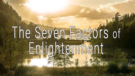 The Seven Factors of Enlightenment by Jack Kornfield - YouTube